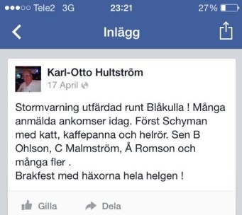 Karl-Otto Hultström facebook