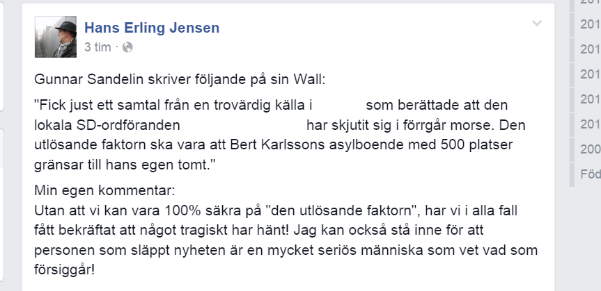 Hans Erling Jensen facebook
